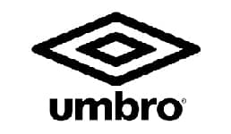 a black and white umbro logo